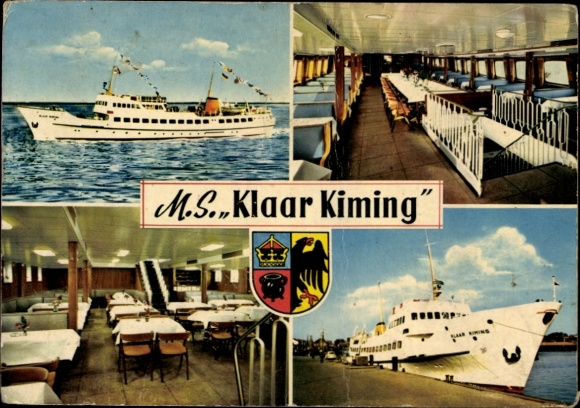 Ak Schiff MS Klaar Kiming, Wappen
