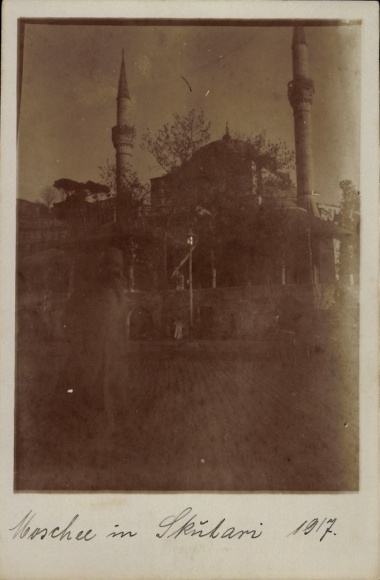 Zdjęcie KP Scutari Skutari Shkodra Albania, Meczet, 1917