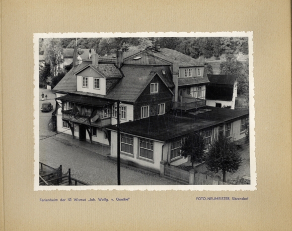 GDR IG bismuth FDGB photo album 1962 Schwarzburg holiday home 13 original photos