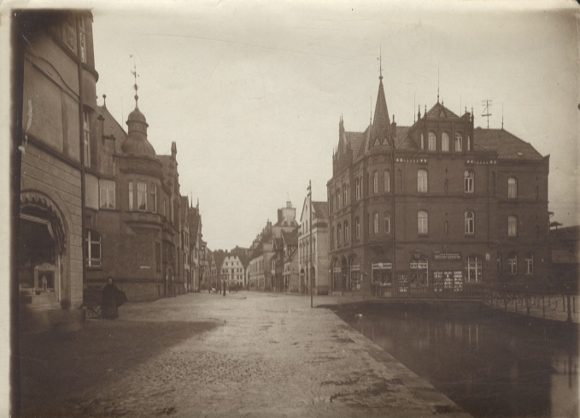 Original Foto Salzuflen in Nordrhein-Westfalen, Marktstraße ? / An der Steege, um 1900
