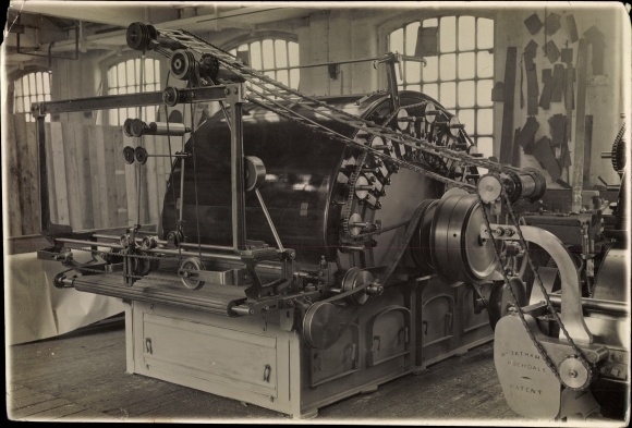 Photo Carding Engine, Machine, Wm. Tatham Rochdale