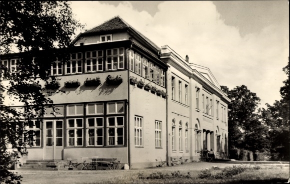 Postcard Bad Sülze in Mecklenburg, rheumatism and children&#39;s sanatorium, Kurhaus