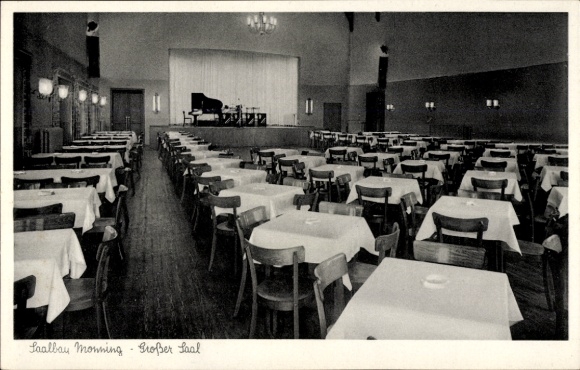 Postcard Mülheim an der Ruhr, Saalbau Monning, Great Hall