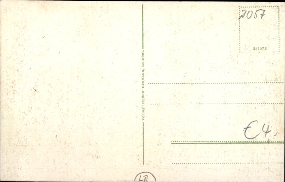 Postcard Reinbek in Schleswig-Holstein, Sophiensaal, building, well-kept garden, nmotiv