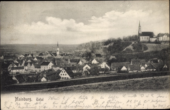 PC Mainburg in the Hallertau Lower Bavaria, long shot