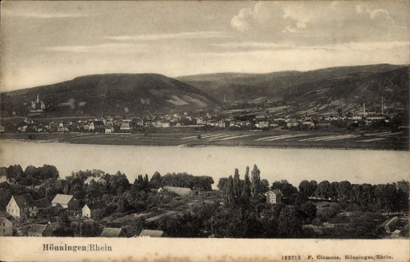 Postcard Bad Hönningen am Rhein, Panorama