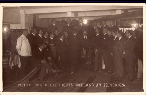 Foto Ak Berlin Prenzlauer Berg, Weihe des Keglerheims Hufeland, 22. Nov. 1924