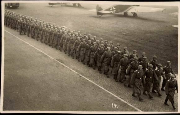 Fot. KP Hagenow w Meklemburgii, szkoła pilotów B 35, Luftwaffe, ok. 1942 r.