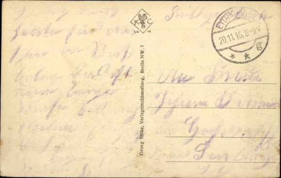 Postcard Wirballen Virbalis East Prussia, train station