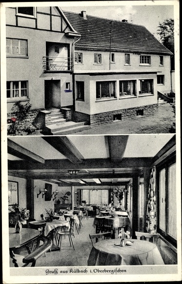 Postcard Külbach Denklingen Oberbergischer Kreis, house Bursch