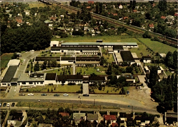 Postcard Hamburg Mitte, Hamburg Animal Welfare Association of 1841 e. V., Süderstraße 399, aerial photograph