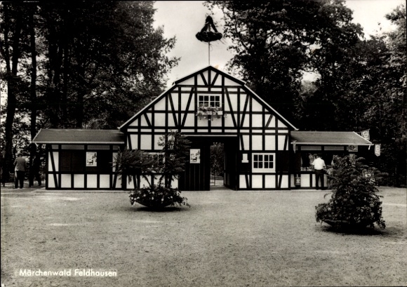 Postcard Feldhausen Kirchhellen Bottrop in the Ruhr area, Fairytale Forest Feldhausen