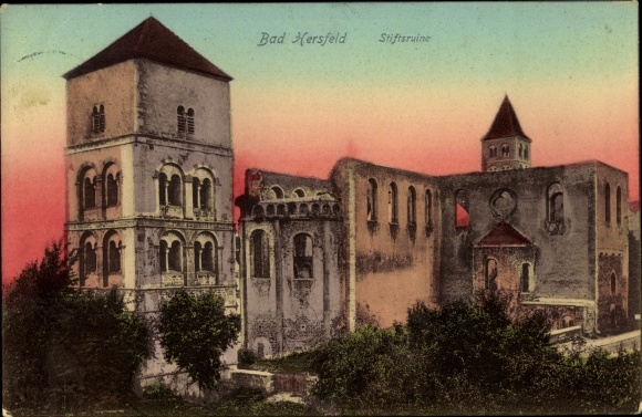 PC Bad Hersfeld Hesse, monastery ruins