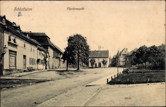 PC Schlotheim in Thuringia, horse market