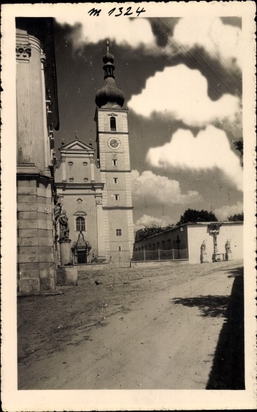 Fotokartka Austria, działka we wsi, kościół