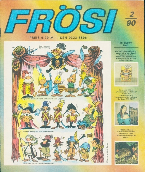 FRÖSI No. 2/1990 - timetable handicraft sheet