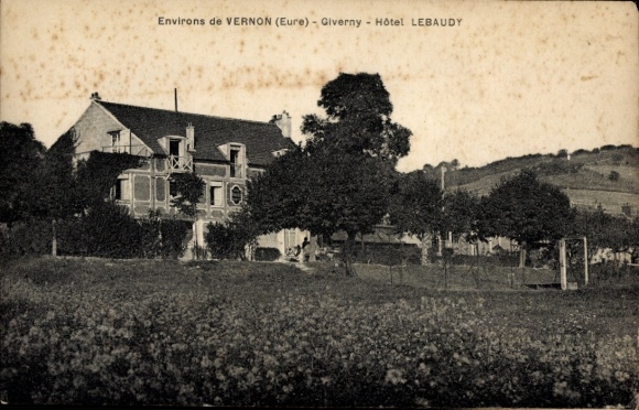 CPA Giverny Eure, Hôtel Lebaudy