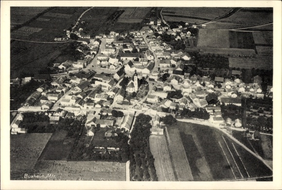 Ak Buxheim in Schwaben, Fliegeraufnahme