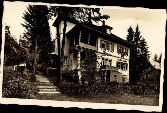 Foto Ak Kipsdorf Altenberg im Erzgebirge, Haus Sachsenwald