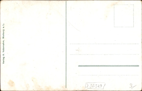 Postcard Bebra on the Fulda in Hesse, train station, post office, Kasseler Strasse, Hotel Schlueter, Bahnstrasse