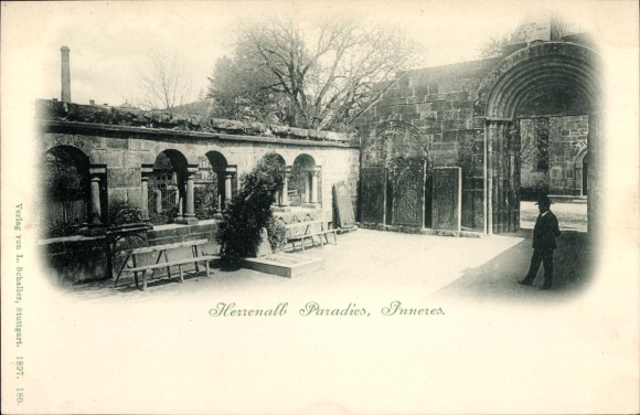 Postcard Bad Herrenalb in the Black Forest, Paradise, Interior