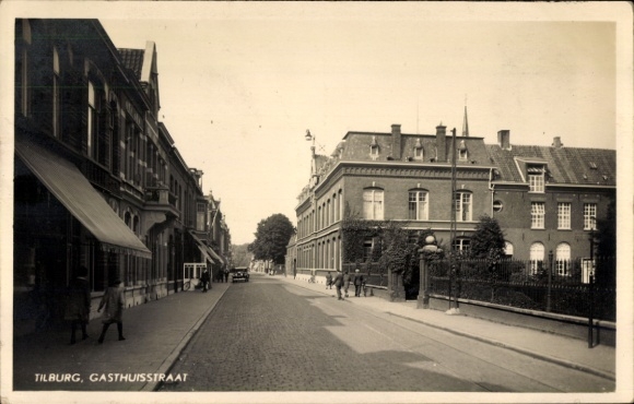 Ansichtkaart Tilburg Noord-Brabant Nederland, Gasthuisstraat