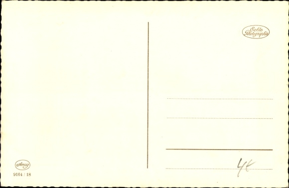 Postcard stamp language, flowers, yours forever, yours is my heart