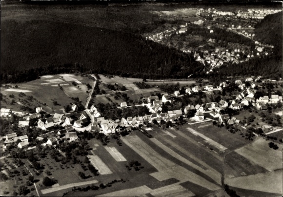 PC Waldrennach Neuenbürg an der Enz Black Forest, aerial photograph