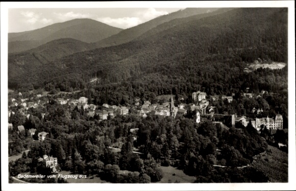 Ak Badenweiler im Schwarzwald, Fliegeraufnahme