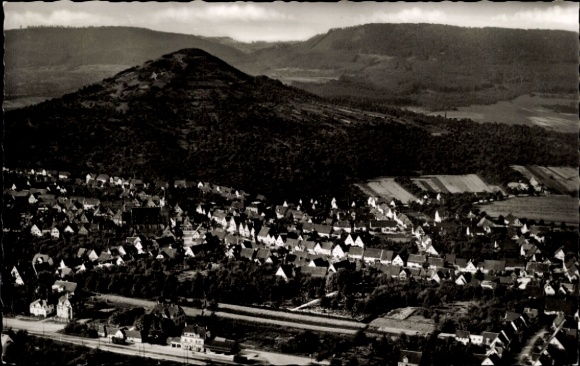 Postcard Weilheim an der Teck Swabian Alb, aerial photograph