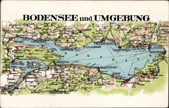 Mapy KP Konstancja nad Jeziorem Bodeńskim, Friedrichshafen, Lindau