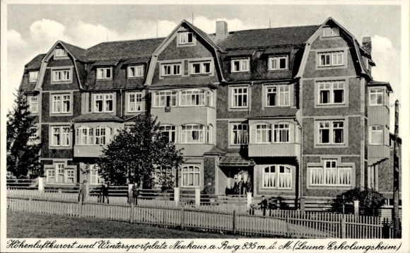 Ak Neuhaus am Rennweg Thüringen, Leuna-Erholungsheim