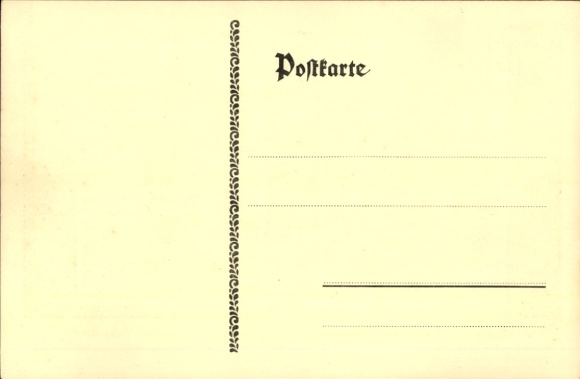 Postcard Artillery Officer from 1848, Artillery Officer from 1849