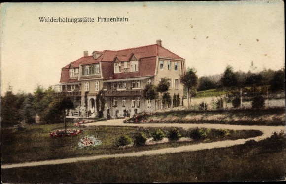 Ak Frauenhain Sachsen, Walderholungsstätte