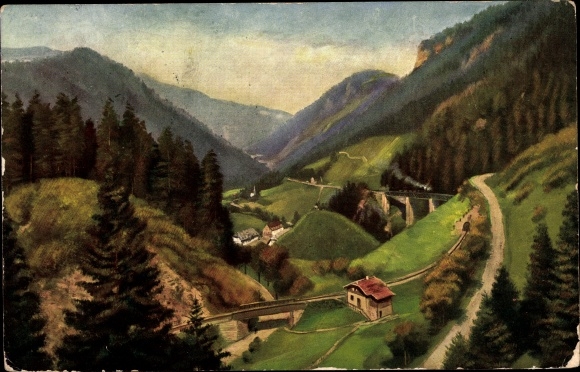 KP Posthalde Breitnau w Schwarzwaldzie, Höllental w pobliżu wąwozu Ravenna