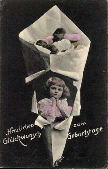 Set von 57 AK , diverse Ansichten, Kinder, Blumen, etc...