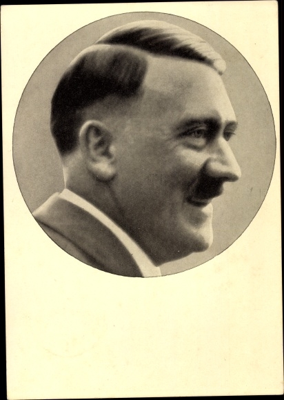 Postcard Führer and Reich Chancellor Adolf Hitler, portrait, men of the time No. 91