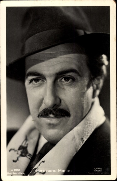 Postcard Actor Ferdinand Marian, portrait