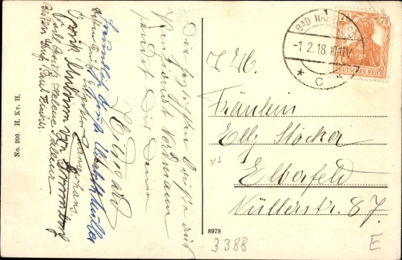 Postcard The Harz in Winter, Schlittenpost Harzburg Braunlage, Sleigh Team