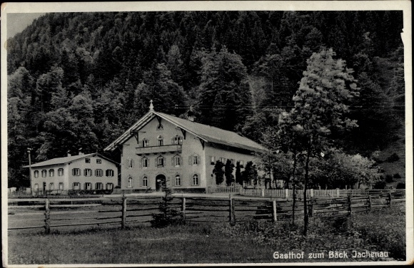 KP Jachenau w Górnej Bawarii, Gasthof zum Bäck