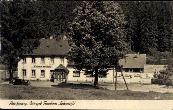 Postcard Hirschsprung Altenberg Osterzgebirge, Holiday Home Ladenmühle