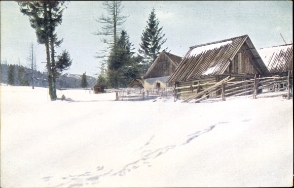 Postcard Mönichkirchen in Niederösterreich, Mönichkirchner Schwaig, Winter
