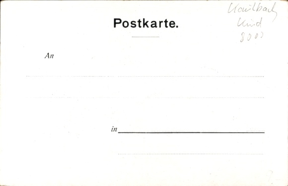 Artist Postcard Kaulbach, Hermann, Association for Holiday Colonies (e. V.) in Munich, child with collection box