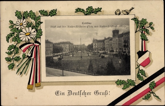 Passepartout PC Cottbus Brandenburg, Kaiser Wilhelm Platz, Kaiser Friedrich Straße