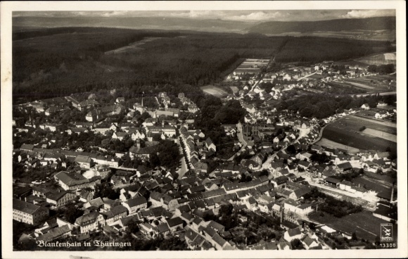 PC Blankenhain in Thuringia, general view, aerial photo