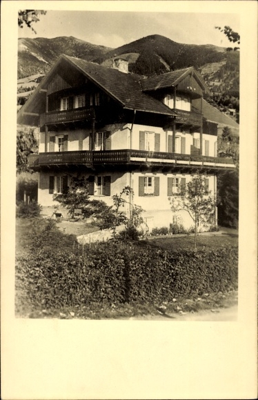 Foto Ak Bad Kohlgrub in de wijk Garmisch Partenkirchen, Haus Hammer, buitenaanzicht vanaf de straat