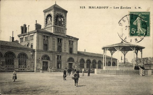 Ak Malakoff Hauts de Seine, Schulen