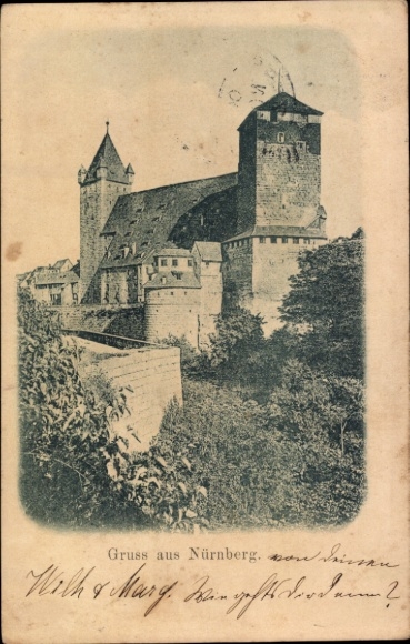 Ak Nürnberg, Burg