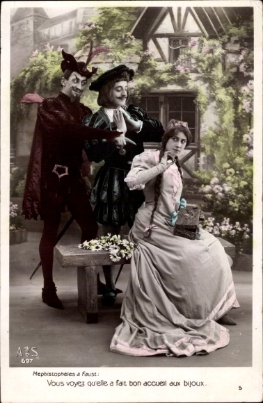 Ak-scène uit Faust, Mephistopheles