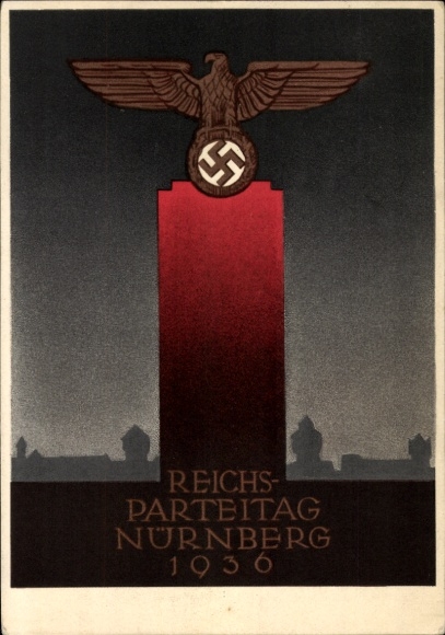 Artist Postcard Klein, Richard, Reich Party Rally of the NSDAP Nuremberg 1936